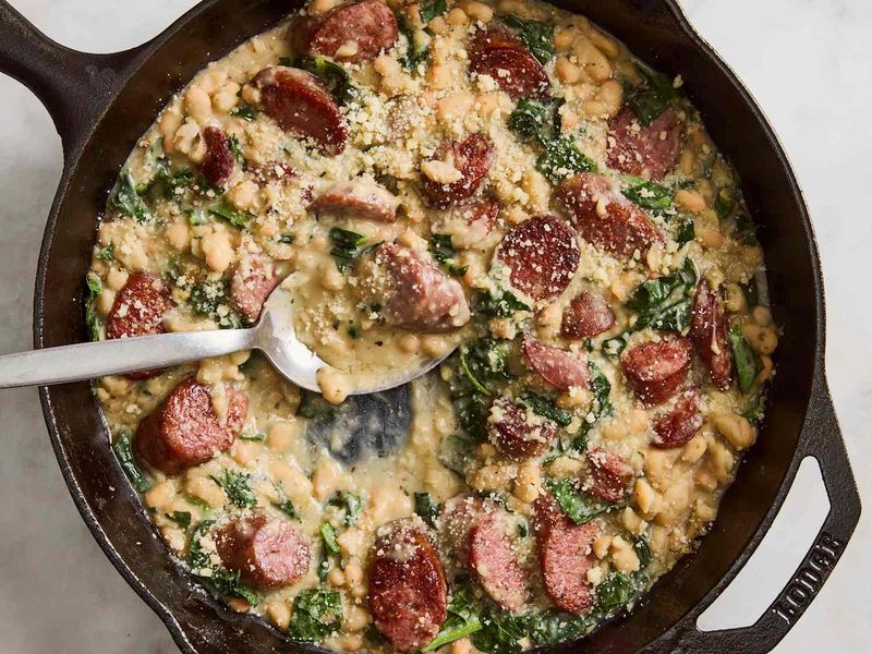 White Bean and Sausage Skillet