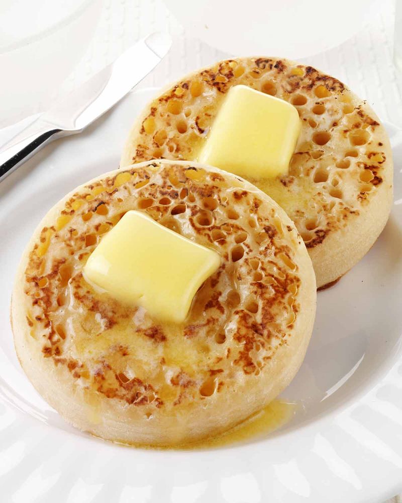 Crumpets with Butter
