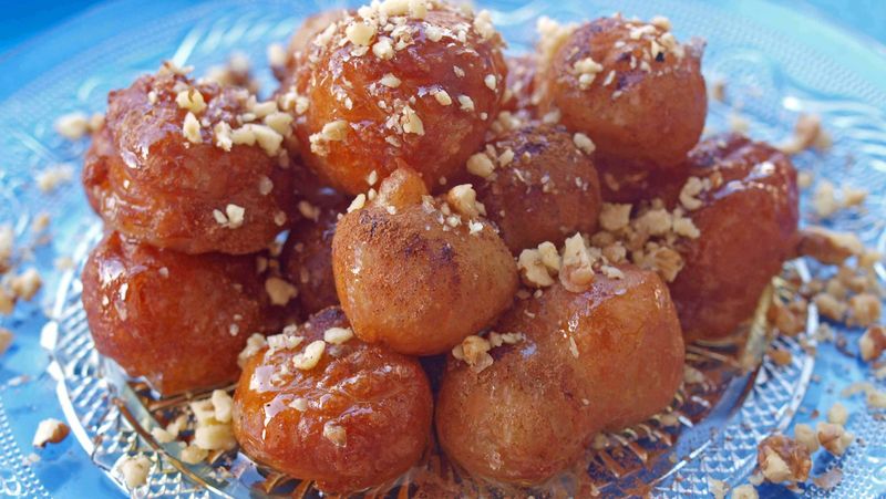Loukoumades in Athens, Greece