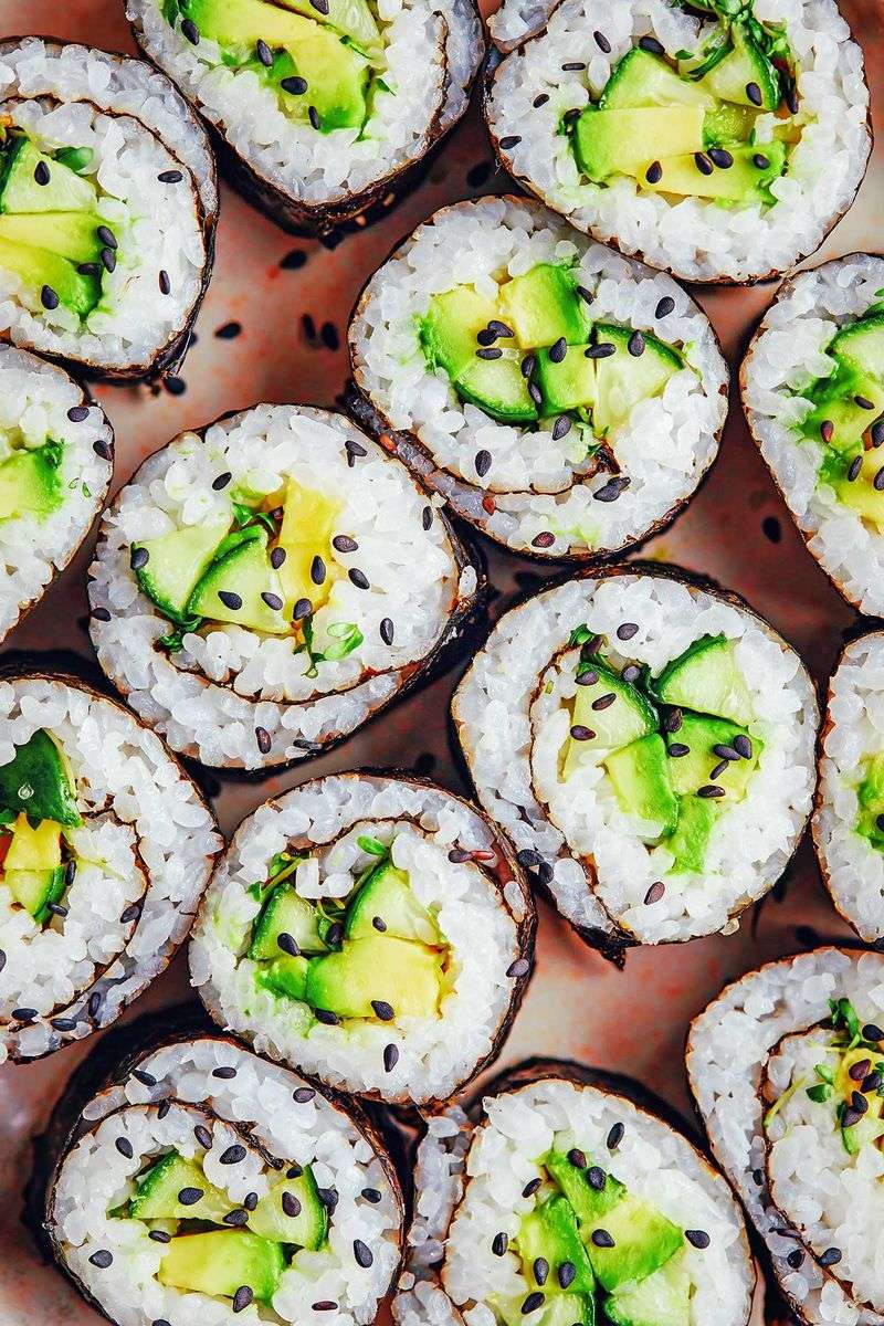 Avocado Sushi Rolls
