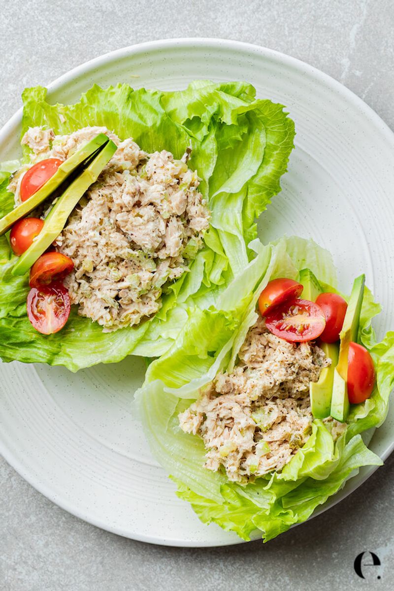 Tuna Salad Lettuce Wraps