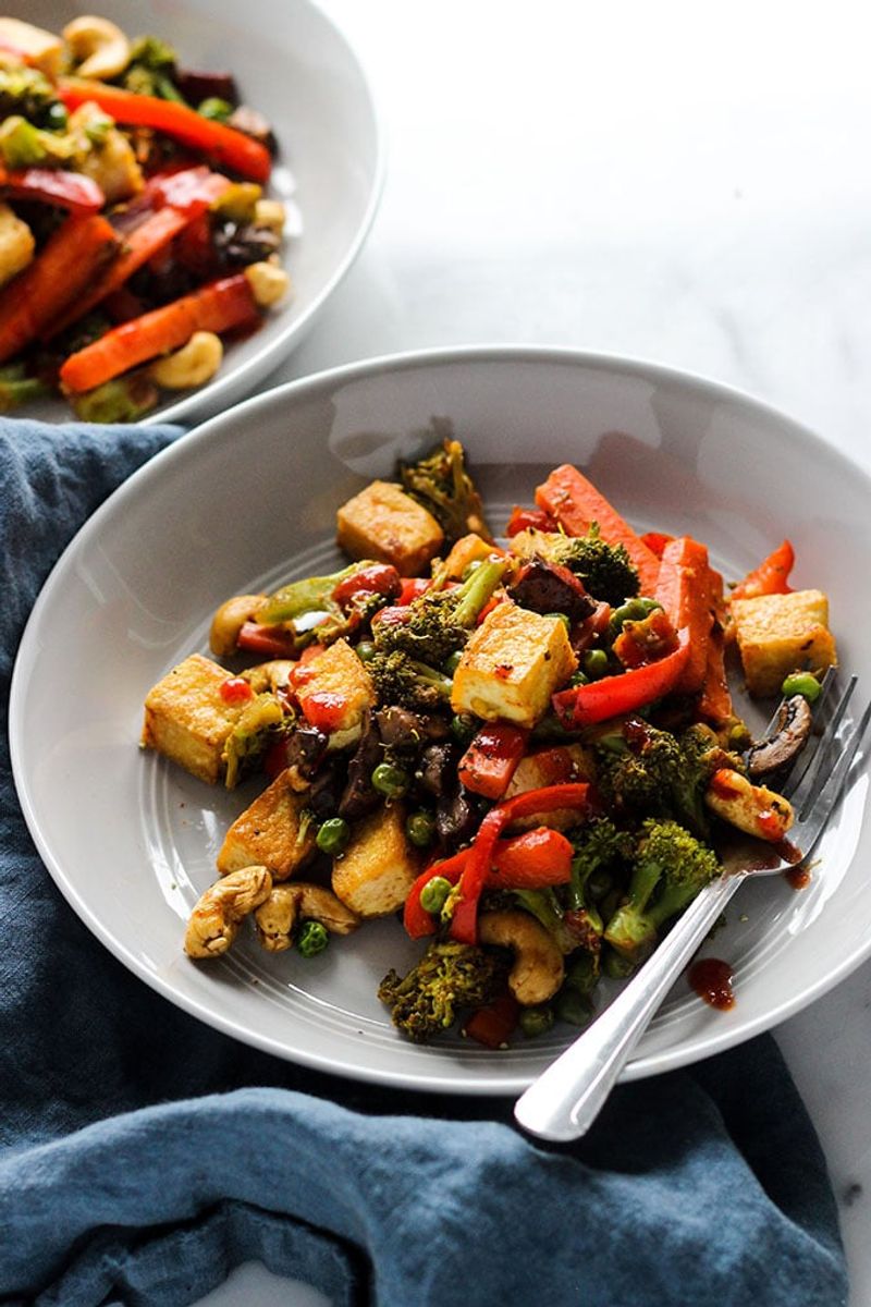 Vegetable Stir Fry with Tofu