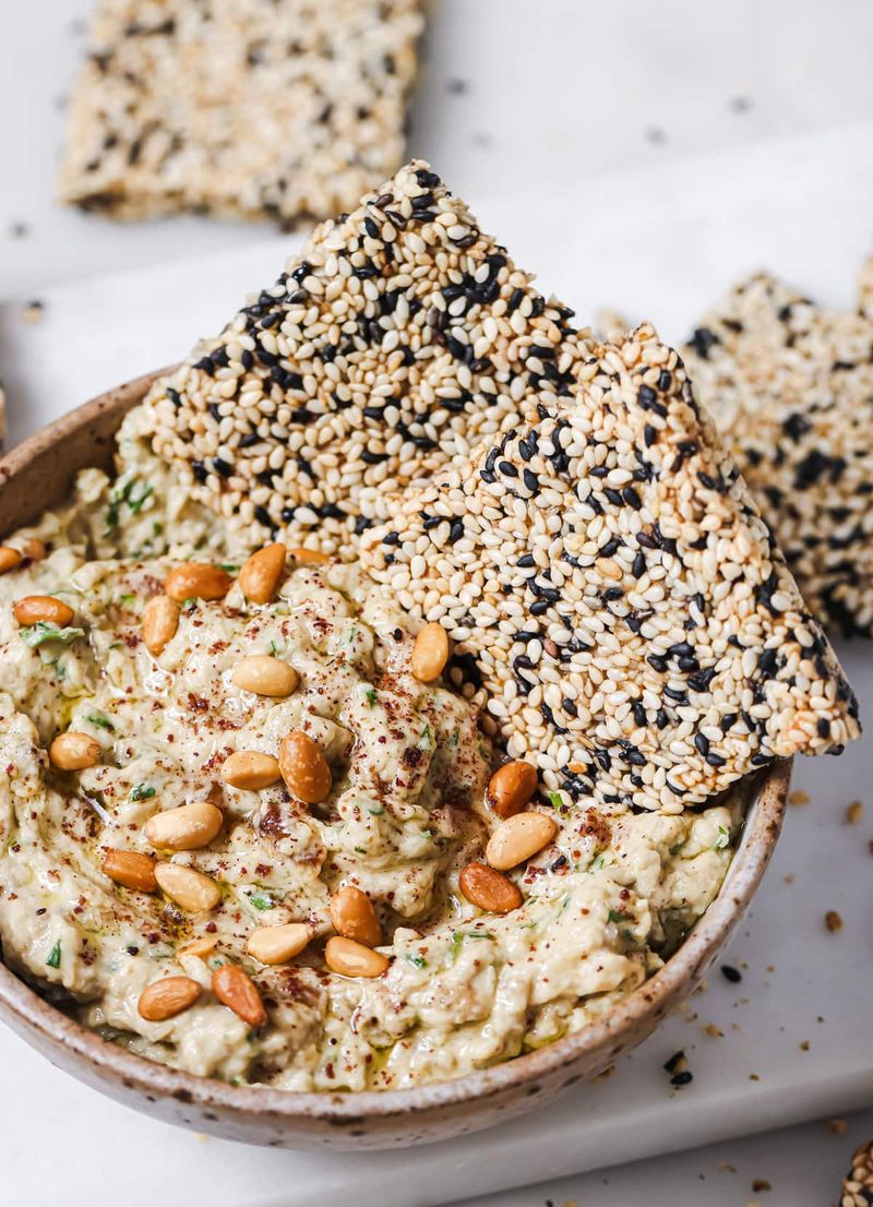 Sesame Seed Crackers