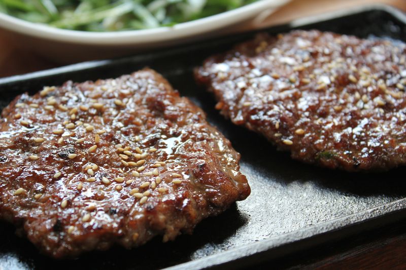 Tteok-galbi - Korean Grilled Short Rib Patties
