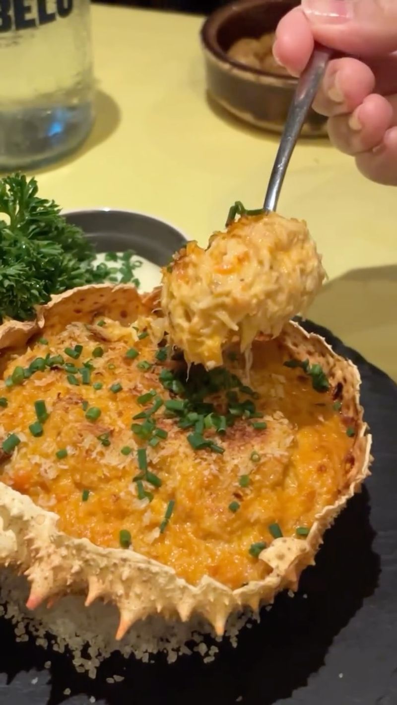 Basque Txangurro (Stuffed Spider Crab)