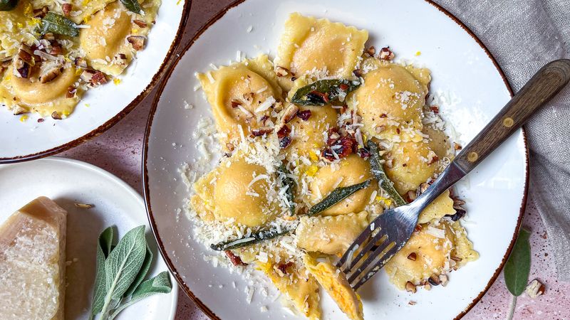 Sweet Potato and Sage Brown Butter Pasta