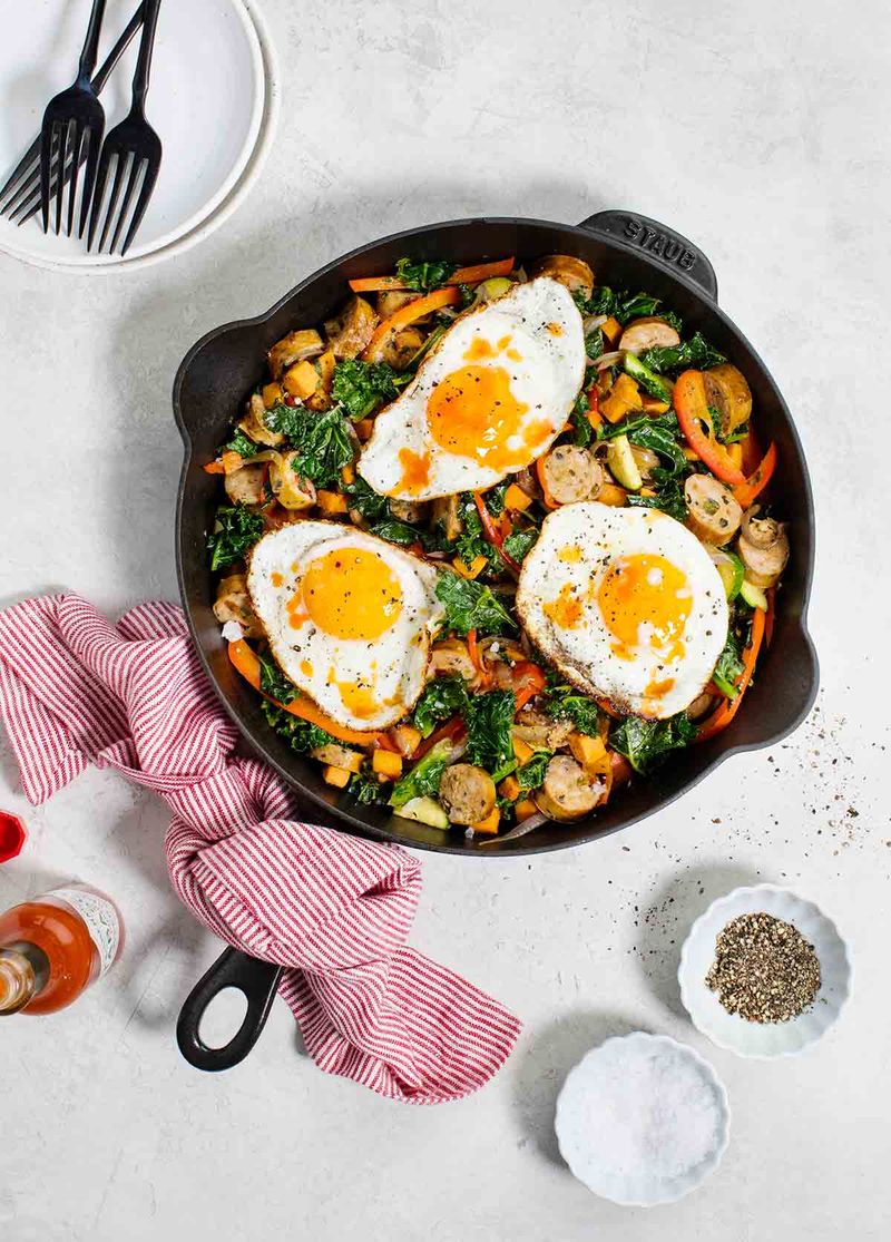 Sweet Potato and Sausage Hash