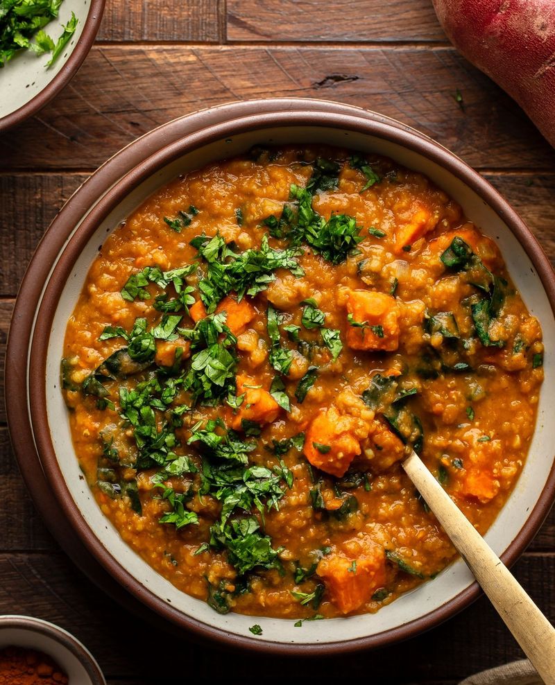 Sweet Potato and Lentil Stew
