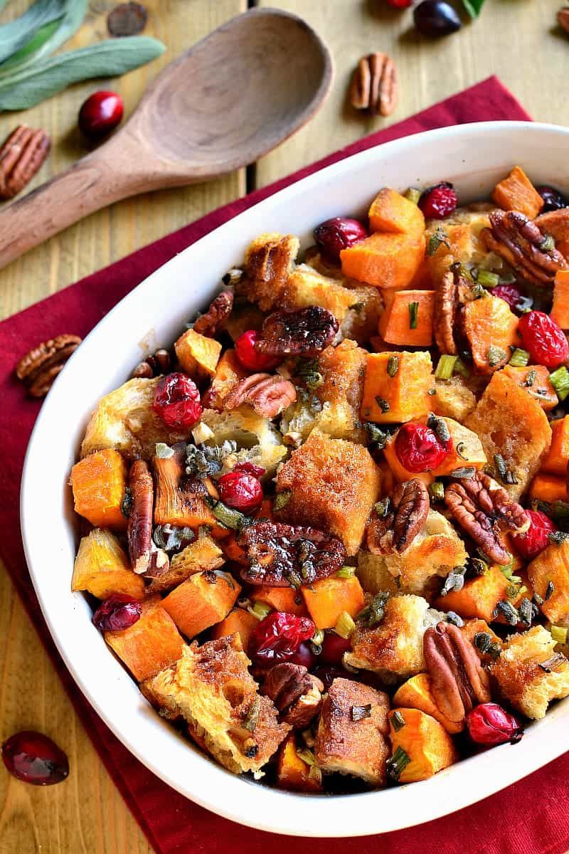 Sweet Potato and Cranberry Stuffing
