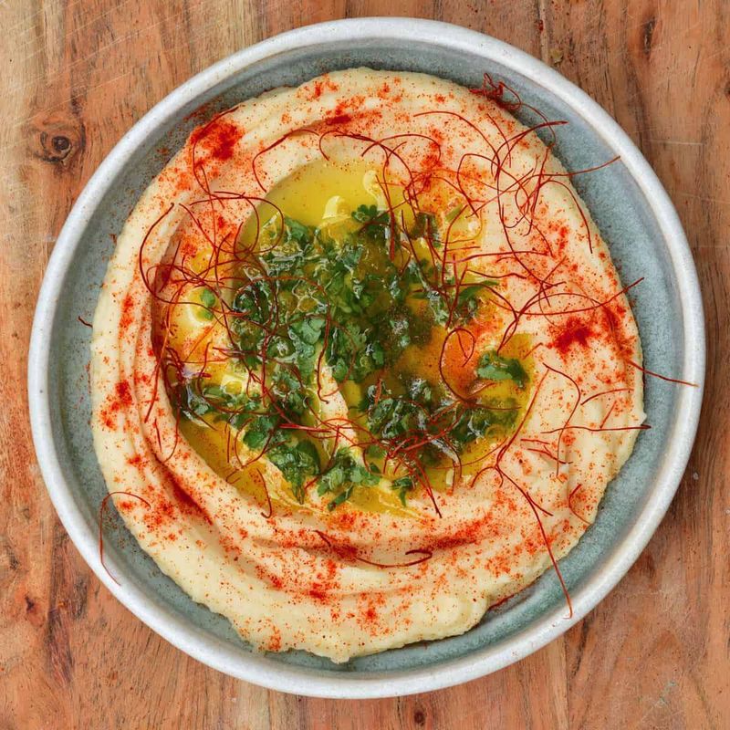 Roasted Garlic and White Bean Dip with Warm Pita
