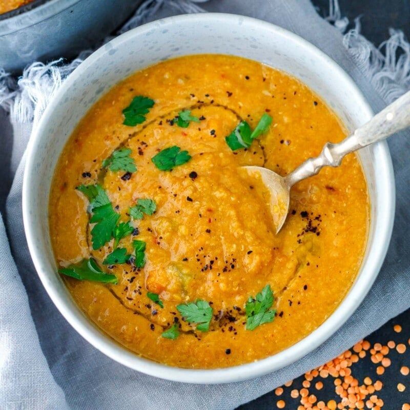 Carrot and Red Lentil Soup