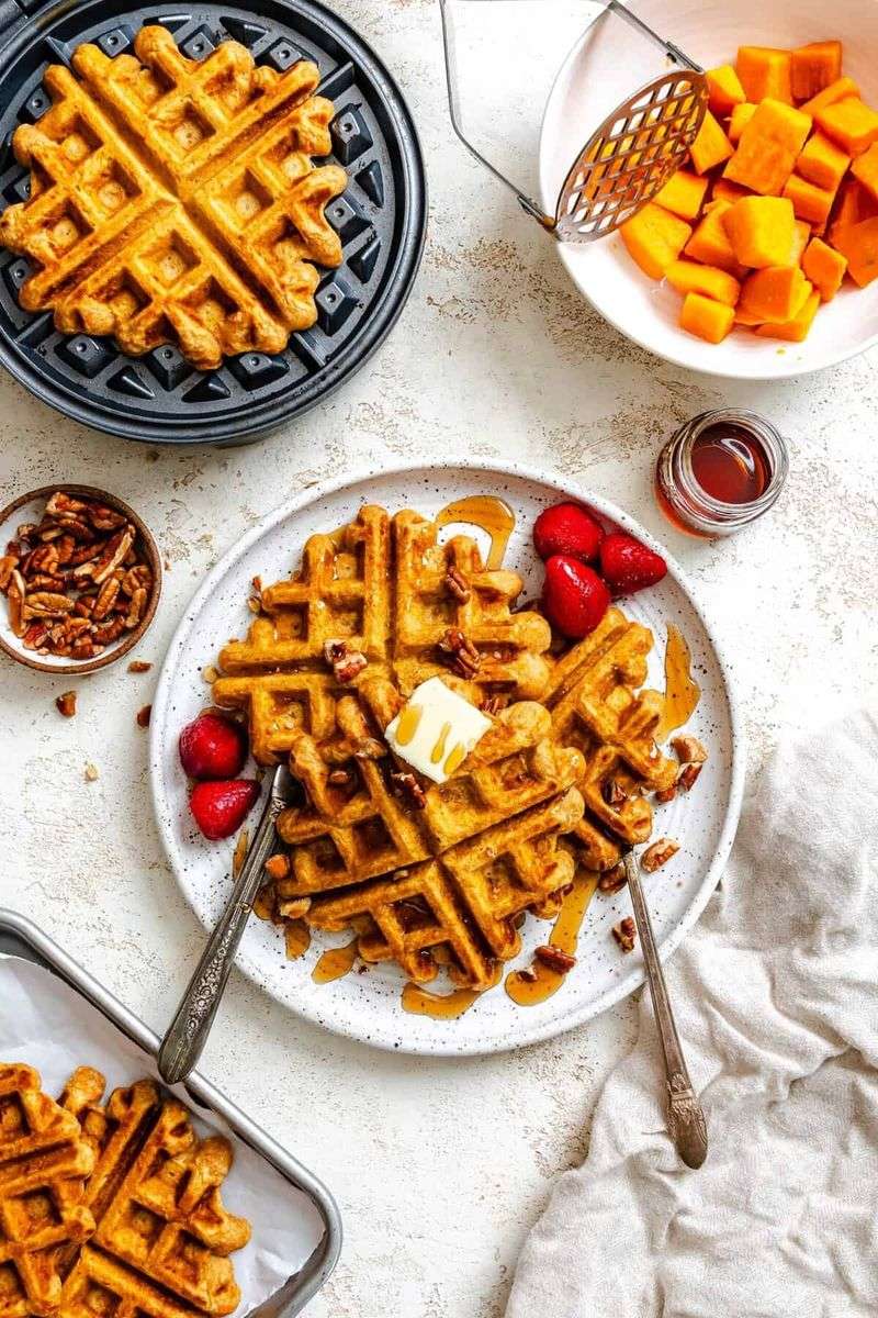 Sweet Potato Waffles