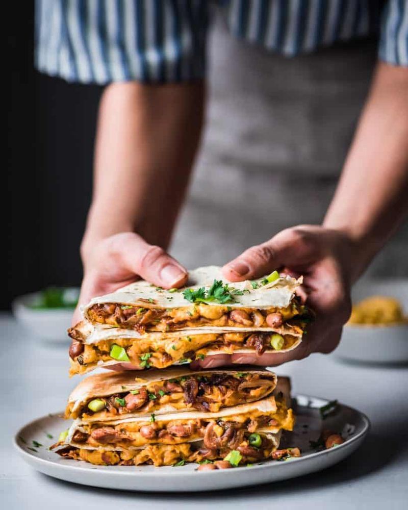 Pinto Bean Quesadillas