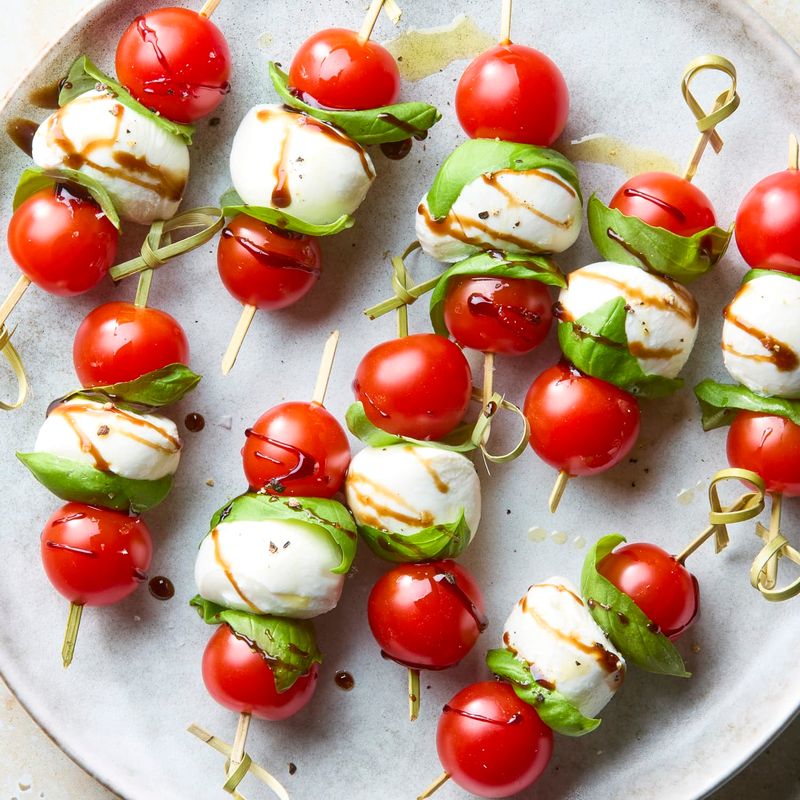 Mini Caprese Skewers