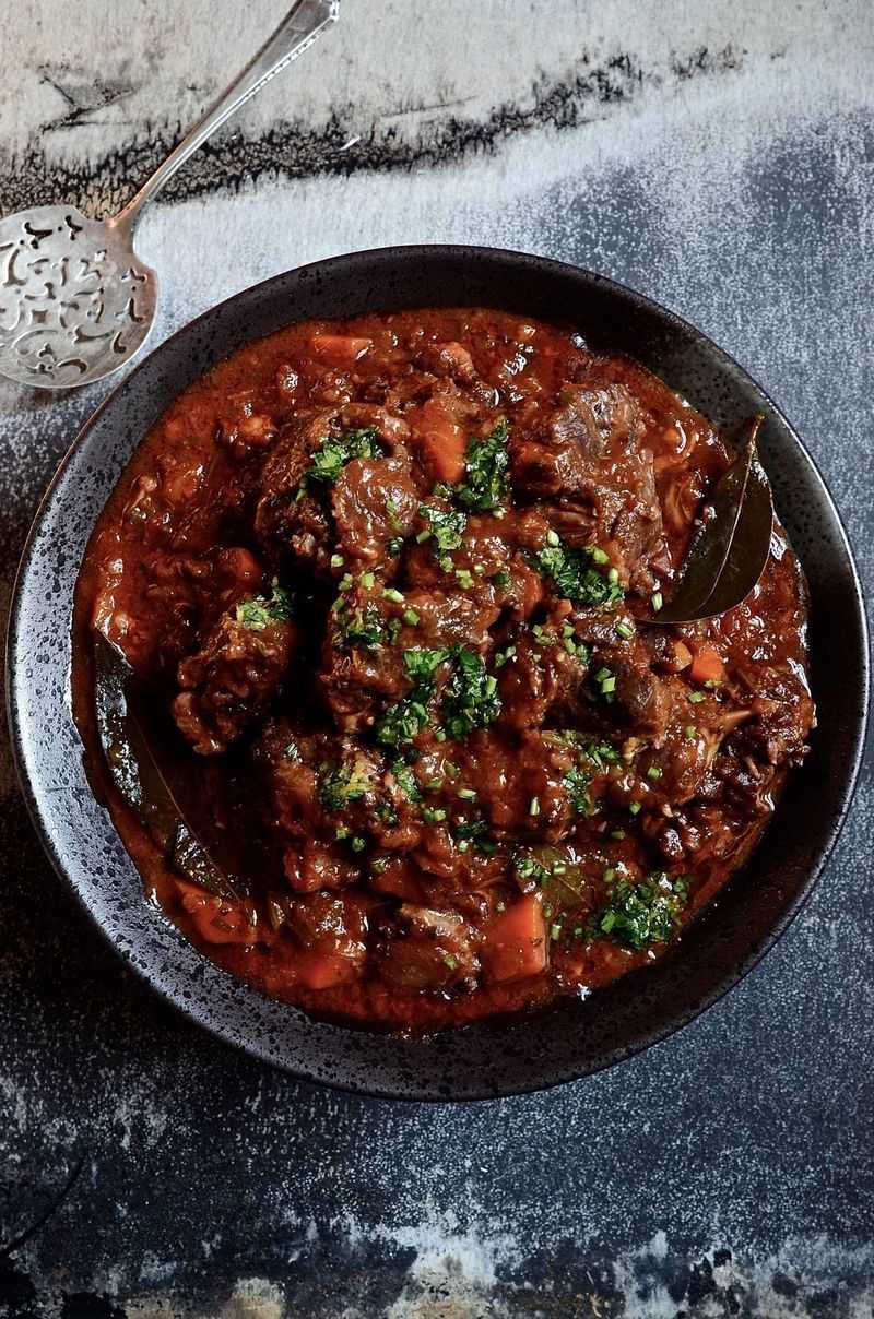 Braised Oxtail with Root Vegetables