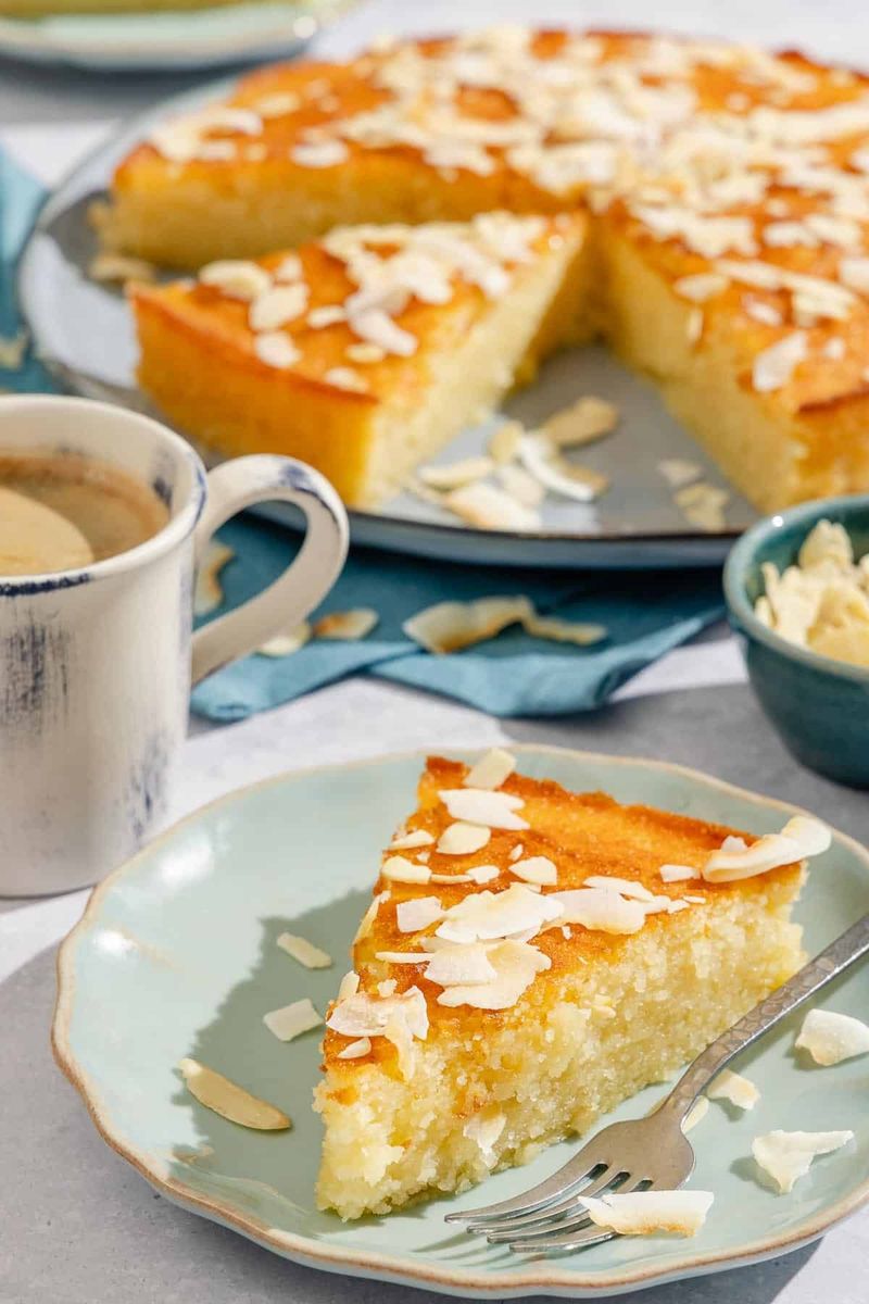 Basbousa (Semolina Cake)