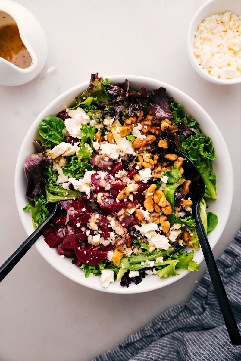 Beet and Walnut Power Bowl