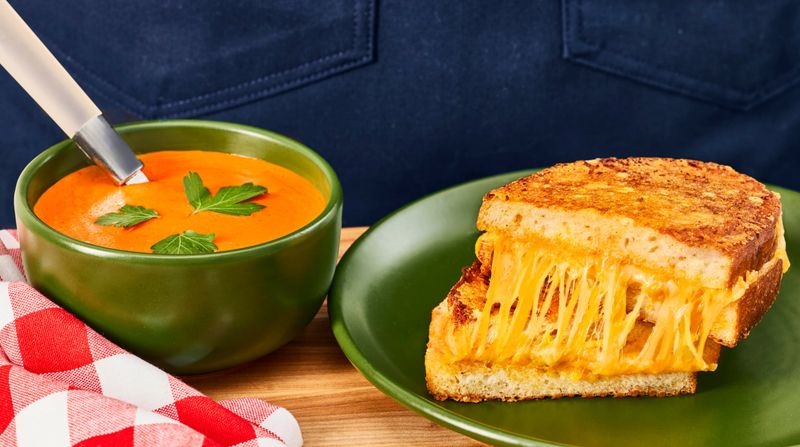 Grilled Cheese and Tomato Soup