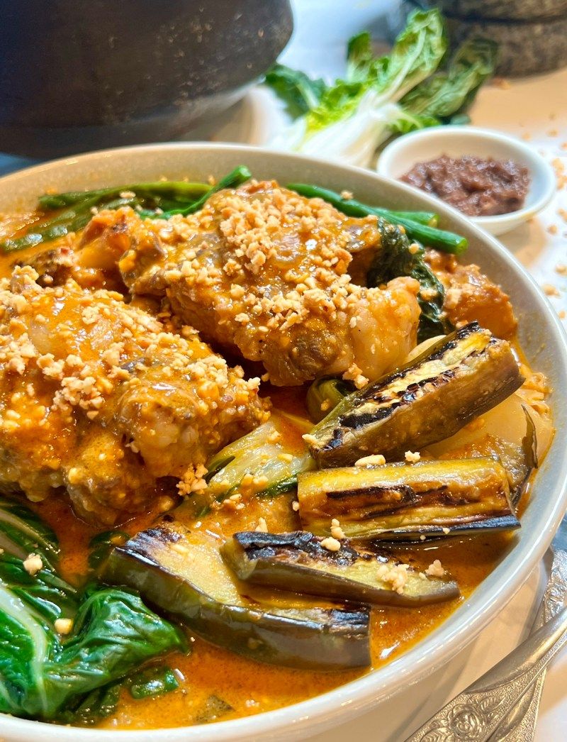 Philippines - Beef Kare-Kare (Oxtail Peanut Stew)