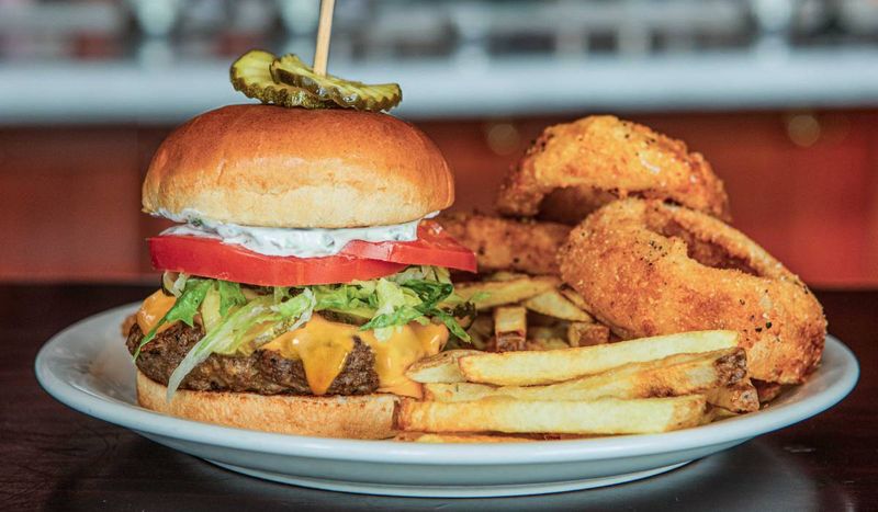The Bison Burger at Ted's Montana Grill