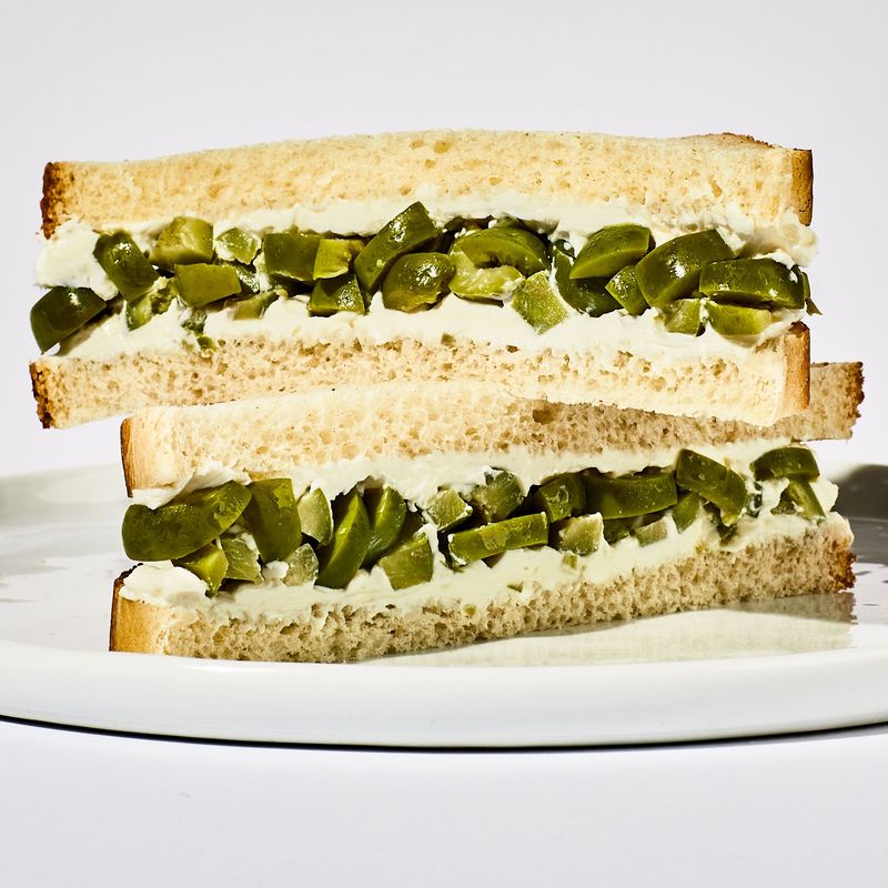 The Cream Cheese and Olive Sandwich