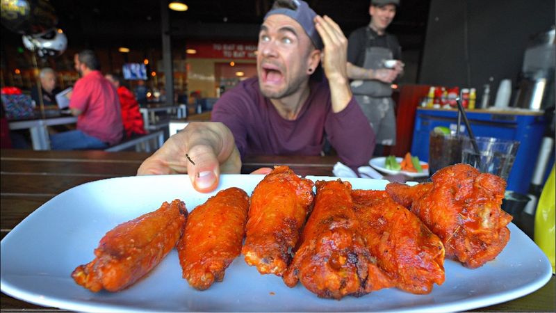 Ghost Pepper Hot Wings