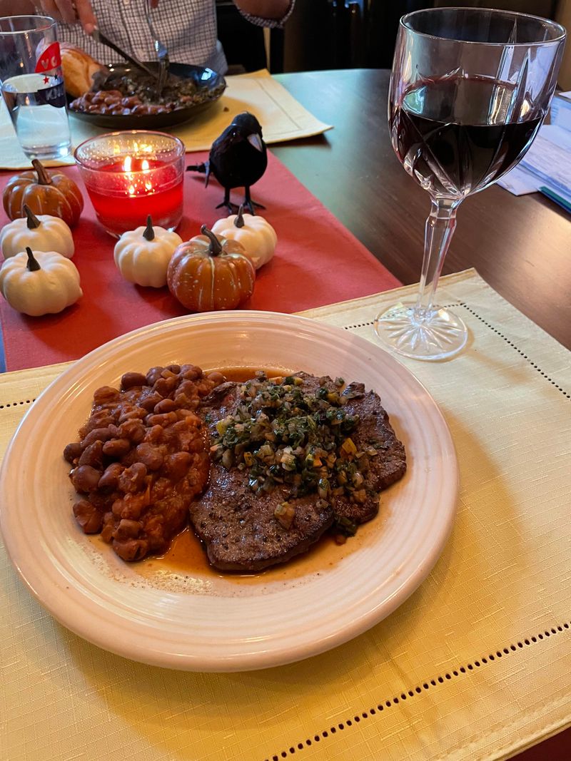 Liver with Fava Beans and Chianti from The Silence of the Lambs