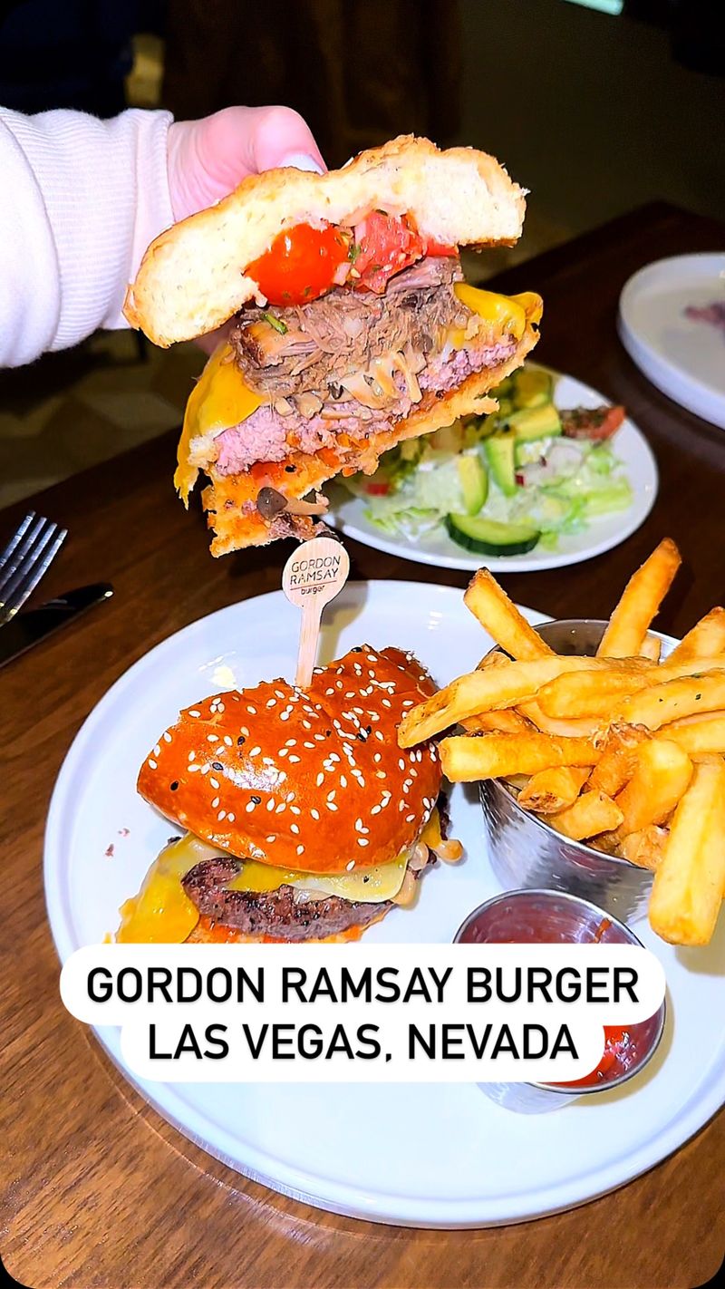 The Truffle Burger at Gordon Ramsay Burger (Las Vegas, Nevada)