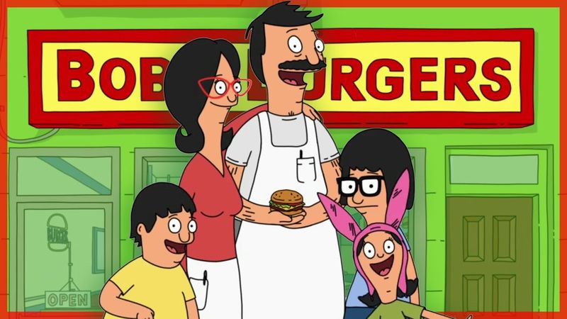 The Belcher Family from Bob's Burgers