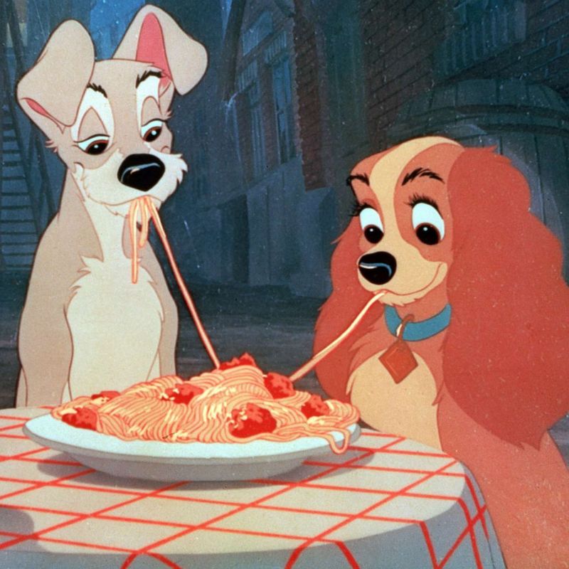 Spaghetti and Meatballs from Lady and the Tramp