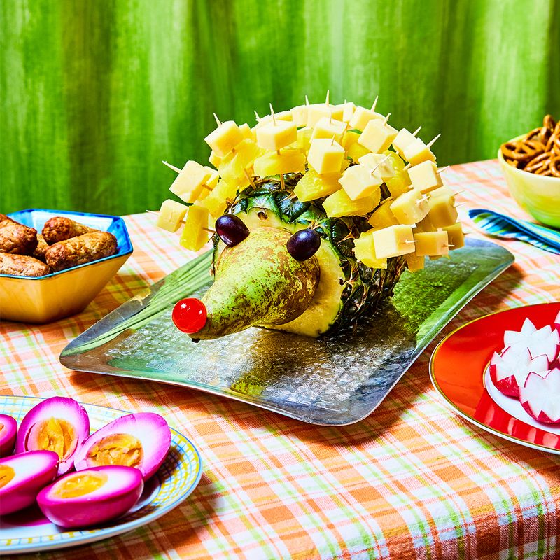 Cheese and Pineapple on Sticks
