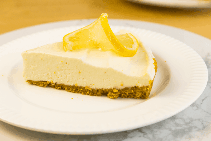 No-Bake Lemon Tart Cake