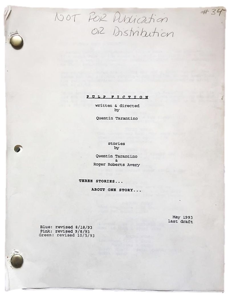 Pulp Fiction Was Developed Under 'Black Mask'