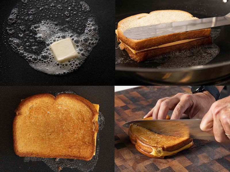Butter The Outside And Grill It