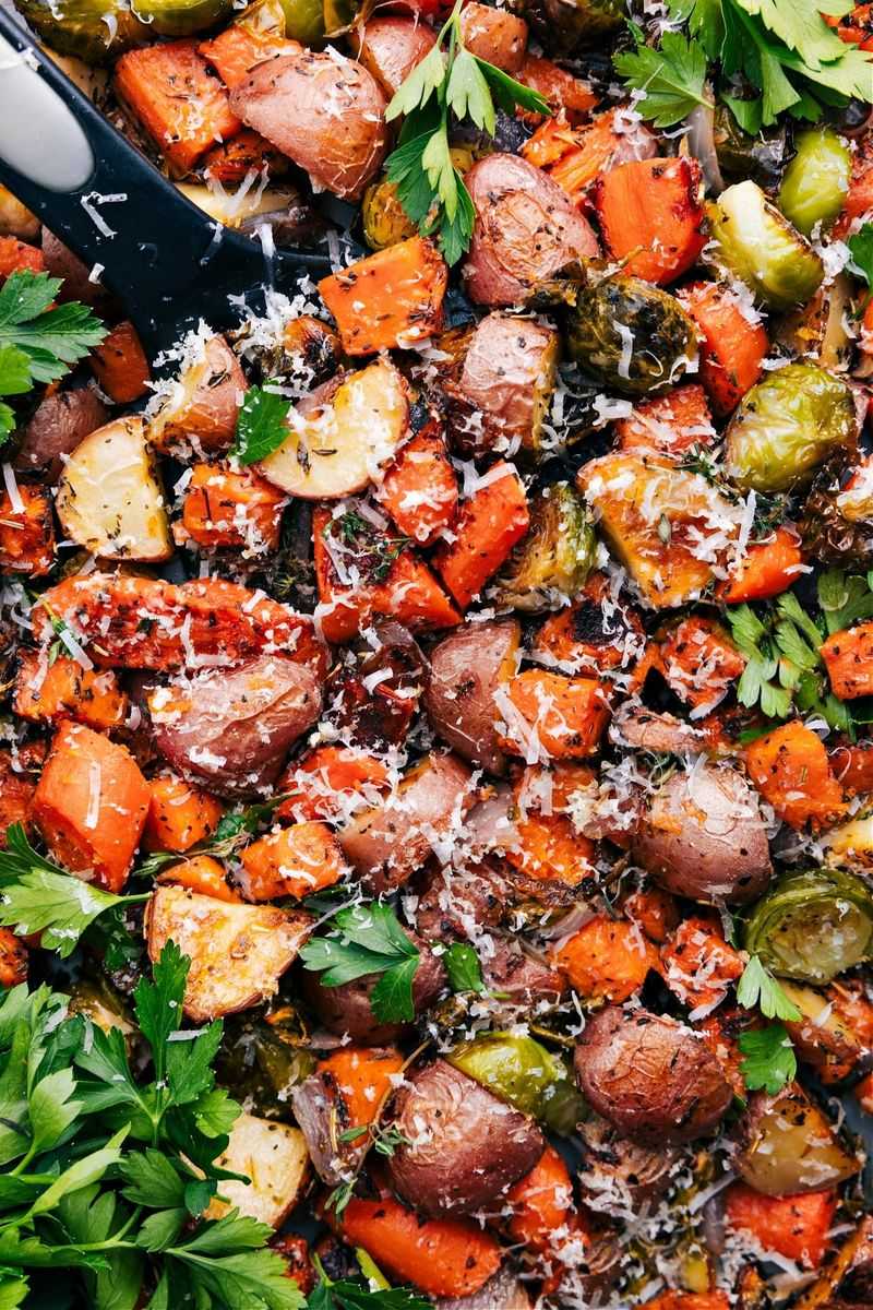 Finish Roasted Vegetables With Fresh Herbs