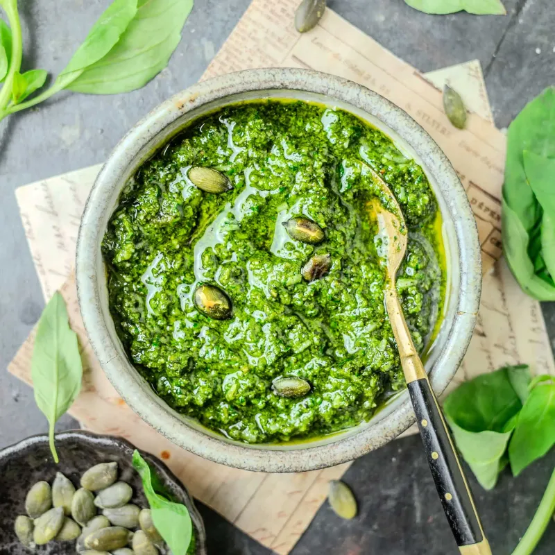 Pumpkin and Sunflower Seed Pesto