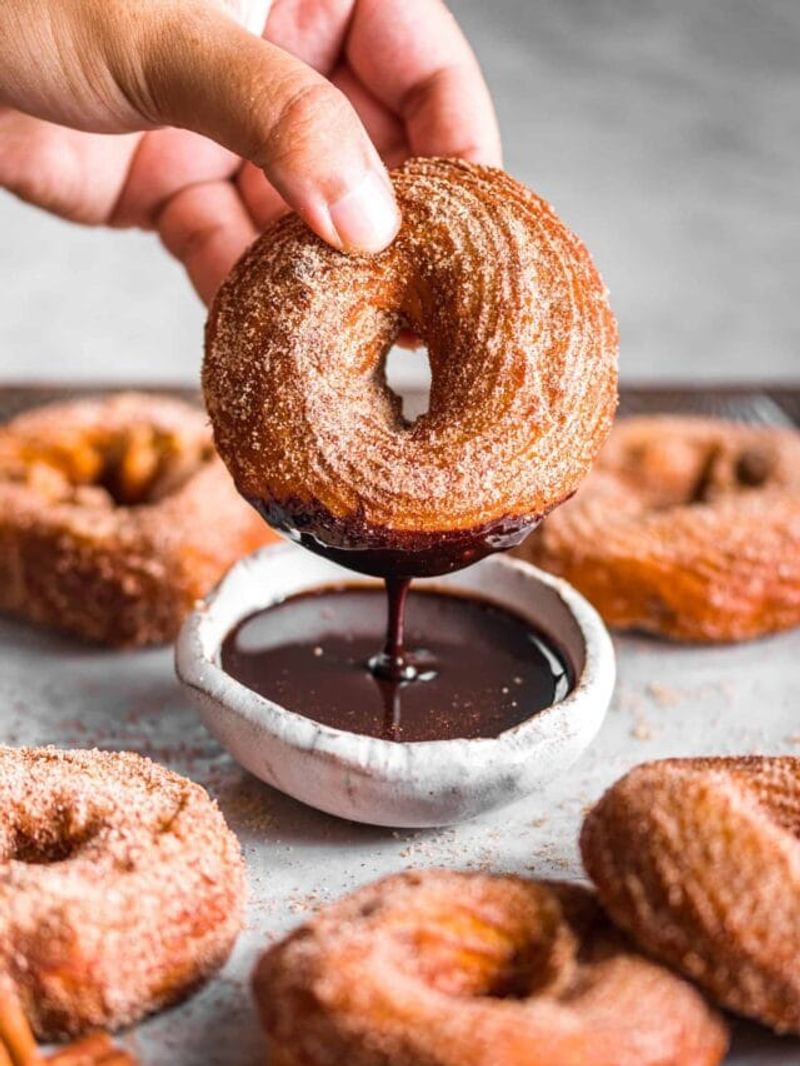 Cinnamon Sugar Churro Doughnuts