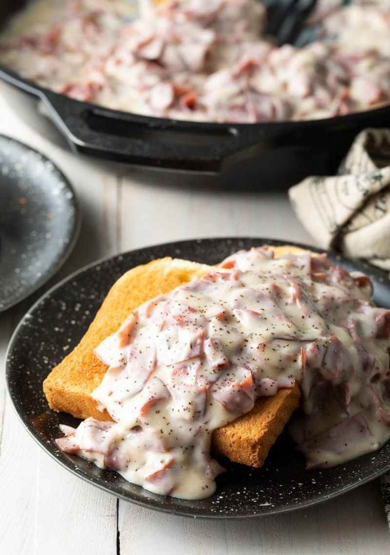 Chipped Beef on Toast