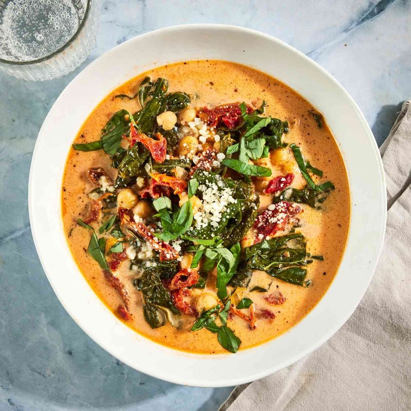 Chickpea and Spinach Soup