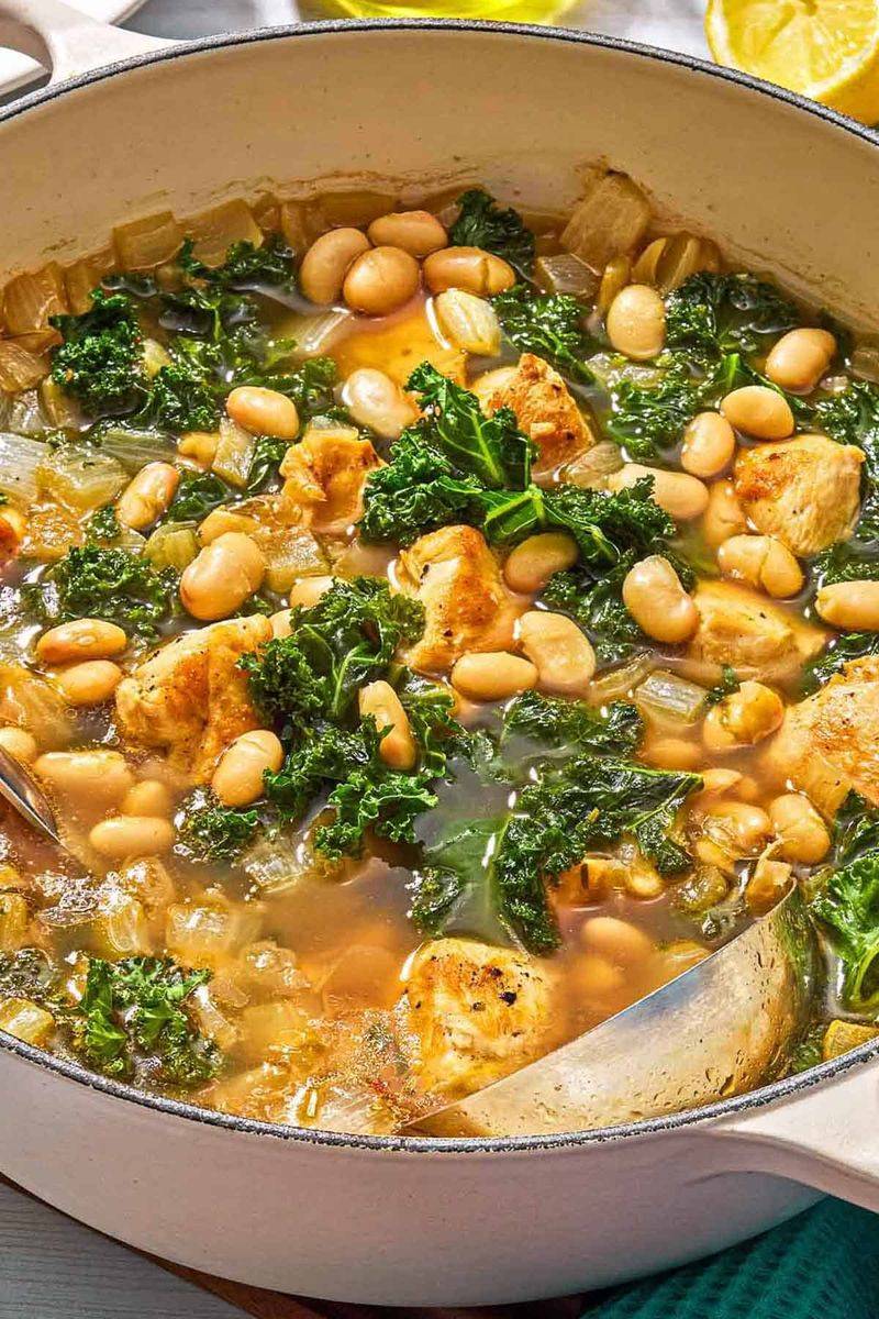 Chicken and White Bean Kale Soup
