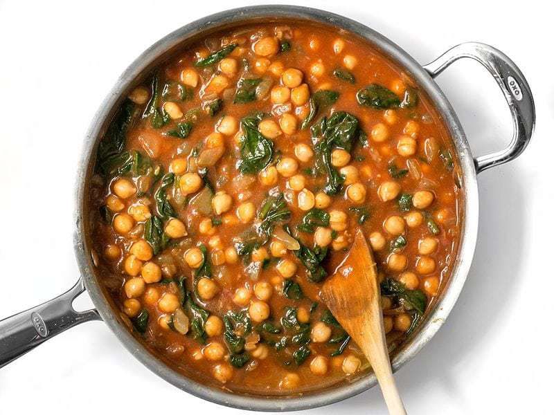Spinach and Chickpea Curry