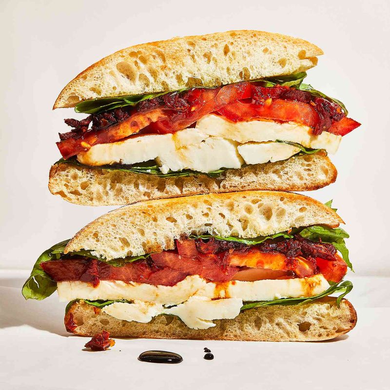 Caprese Sandwich with Fresh Basil