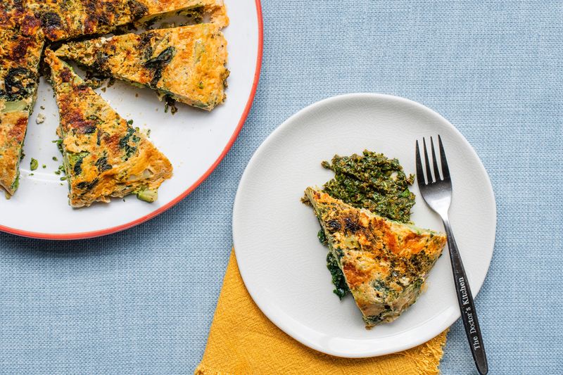 Broccoli and Cheddar Frittata