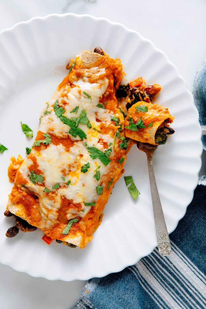 Black Bean and Corn Enchiladas