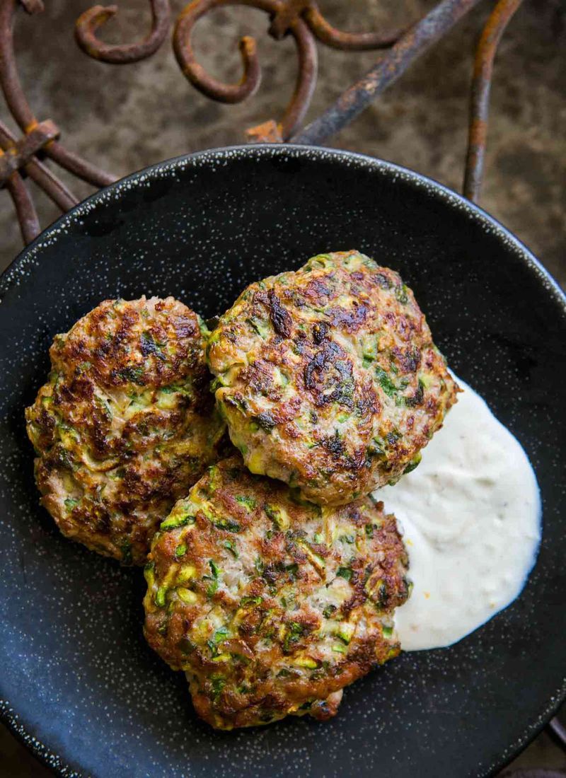 Turkey Mince and Zucchini Patties