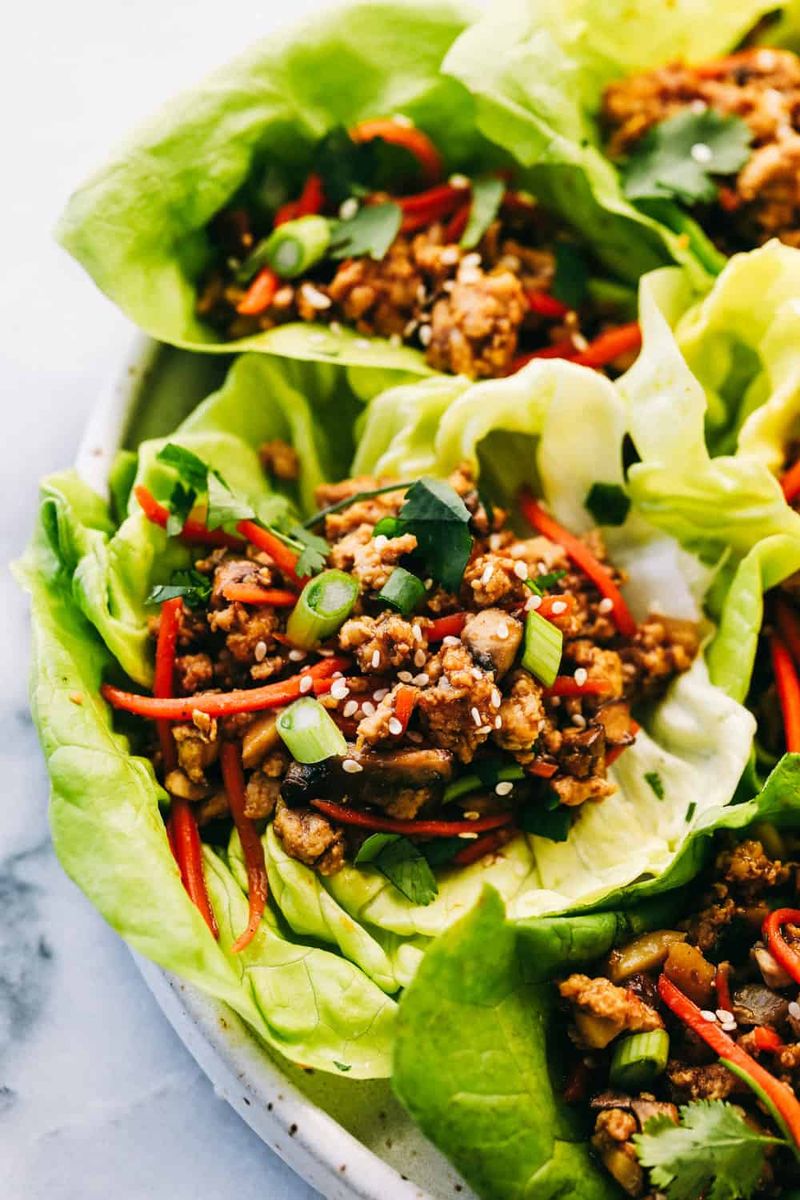 Turkey Mince Lettuce Wraps