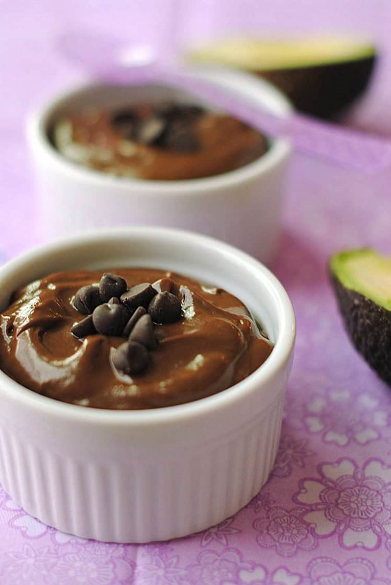 Chocolate Avocado Pudding Cups