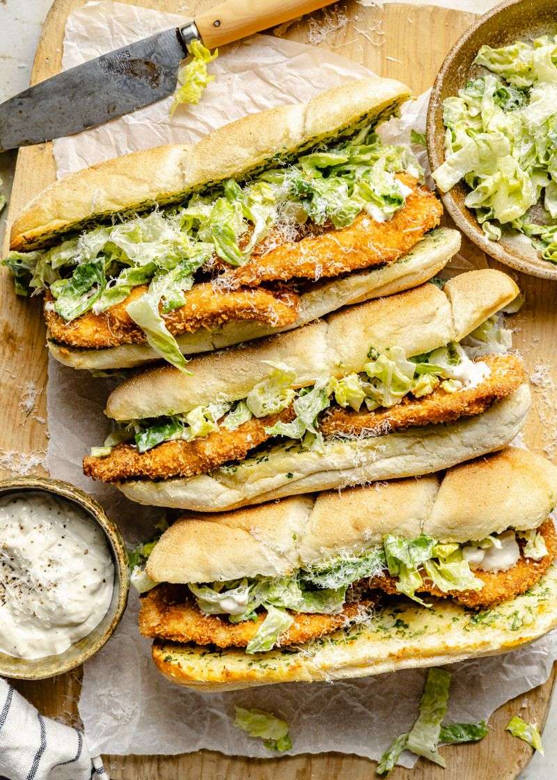 Grilled Chicken Caesar Sandwich