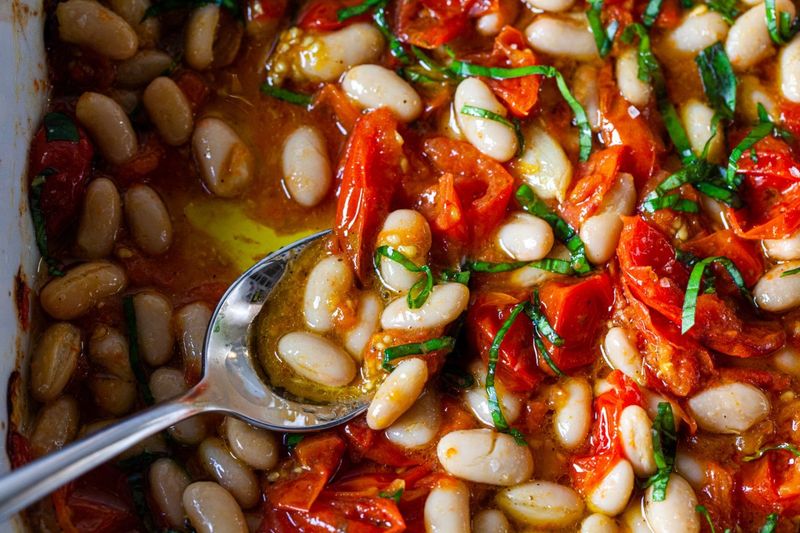 Tomato and Cannellini Bean Casserole