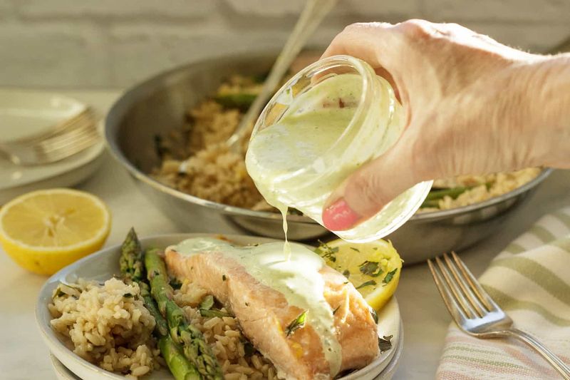Salmon and Brown Rice Casserole